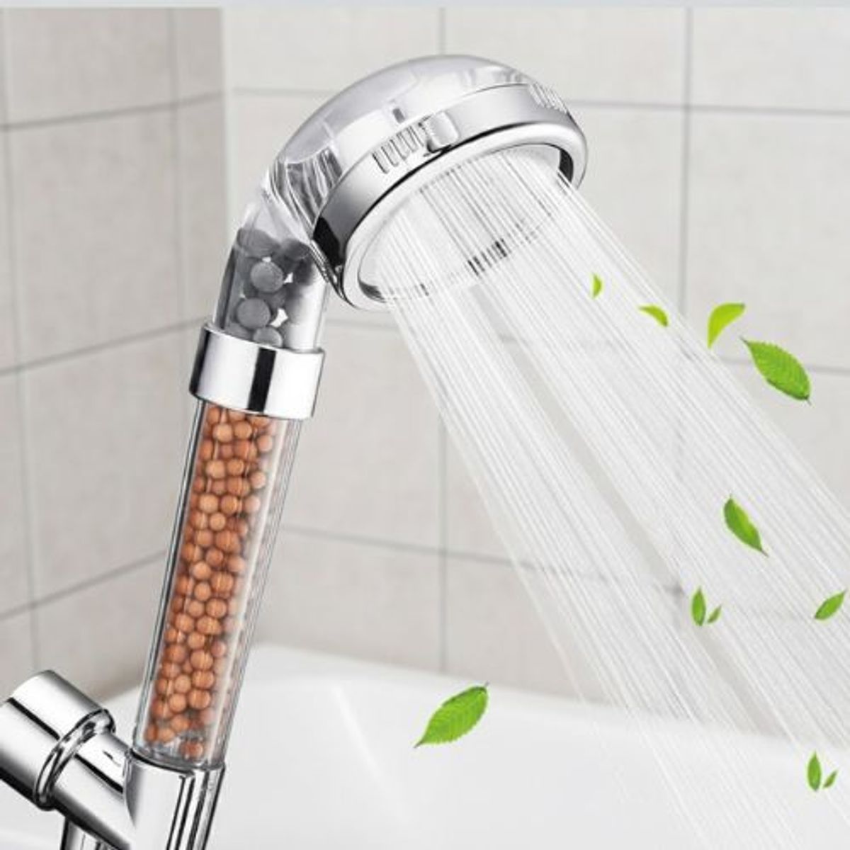 GENERICO - Eco Ducha Spa Cabezal Para Ducha Telefono Mango Filtrador