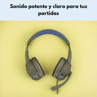 Imagen 2 del producto Audifonos Gamer GTX 307B RAVU AZUL Azul