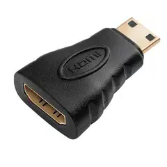 GENERICO - Adaptador Mini Hdmi A Hdmi Hembra Estándar Raspberry Max