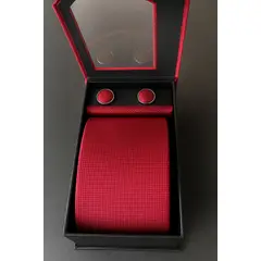 XPRESS RECHARGE - Set de Corbata con Colleras,Panuelo para Hombre - Elegante, Clásico y Premium