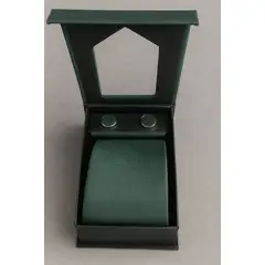 XPRESS RECHARGE - Set de Corbata con Colleras,Panuelo para Hombre - Elegante, Clásico y Premium