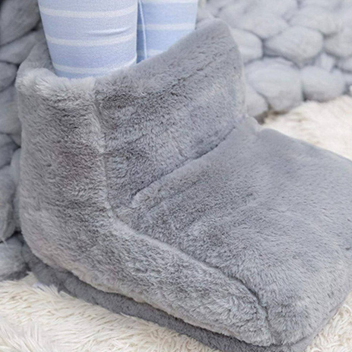 INSPIRACCI - Calienta Pies Eléctrico USB con Sherpa