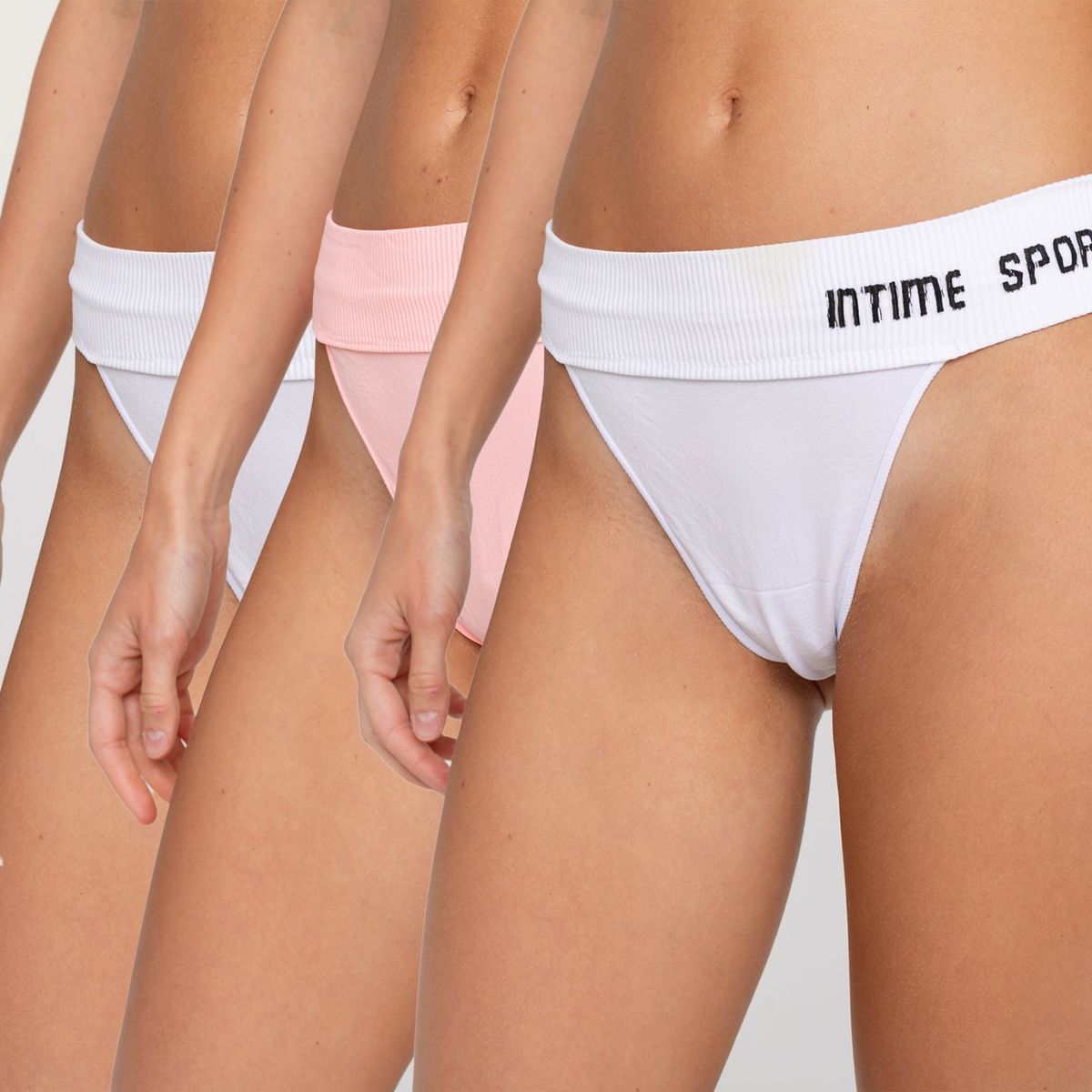 INTIME - Intime Pack 3 Calzones Colaless Mujer