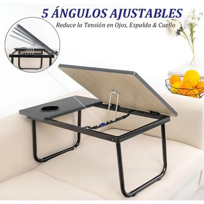 Imagen 2 del producto Mesa Plegable Ajustable Para Laptop Con Patas Plegables