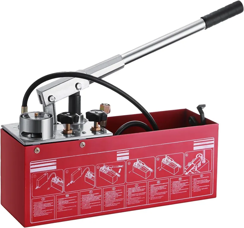 KUANGYE Bomba Manual Prueba De Presión Hidráulica 0-60bar 45 Ml/min