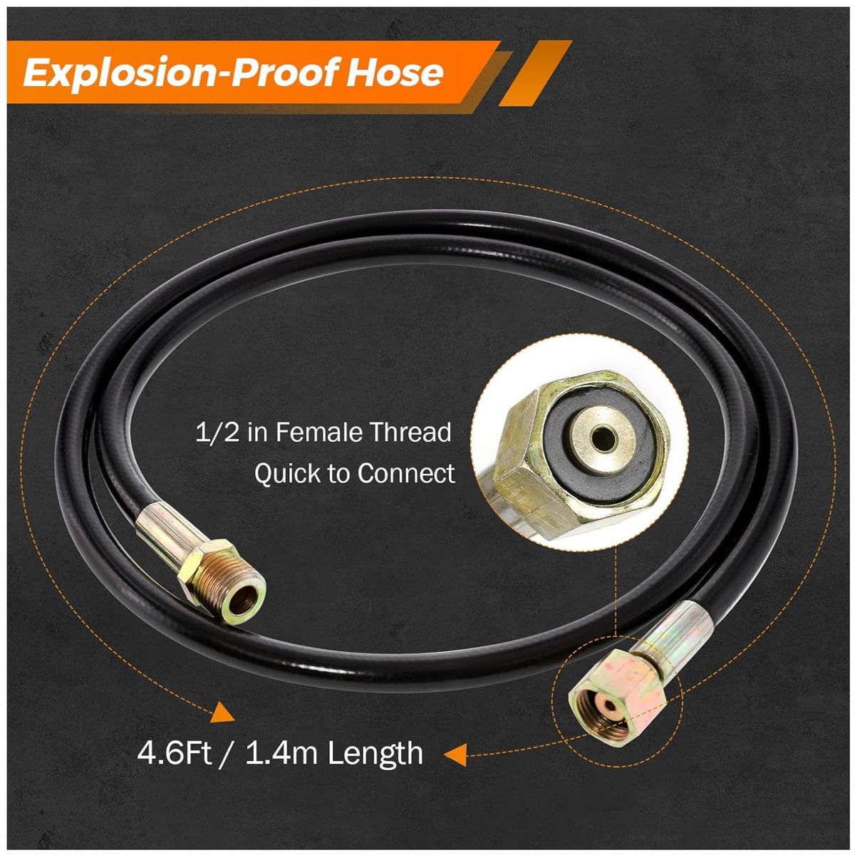 KUANGYE - Bomba Manual Prueba De Presión Hidráulica 0-60bar 45 Ml/min