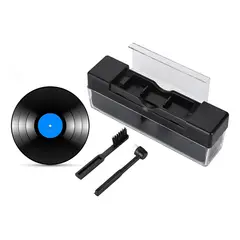 GENERICO - Kit Limpieza Discos Vinilos Aguja Y Cepillo Anti Estática
