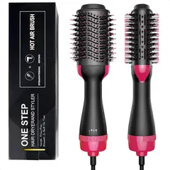 SUPERCENTER - Cepillo De Pelo De Aire Caliente 4 En 1, Secador De Cepillo