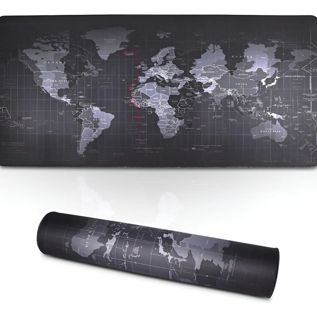 SUPERCENTER - Mouse Pad Gamer Xxl Antideslizante Mapamundi 90x40cm 3mmMapa mundimapamundi