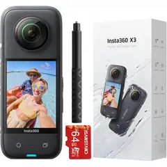 INSTA 360 - Cámara de acción Insta360 ONE X3 360 Resistente al Agua - Reacondicionado