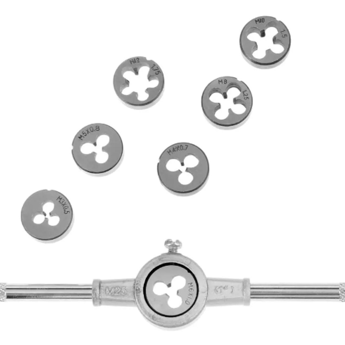 GENERICO - Set De Terrajas Llave De Rosca Hembra Set 8 Piezas