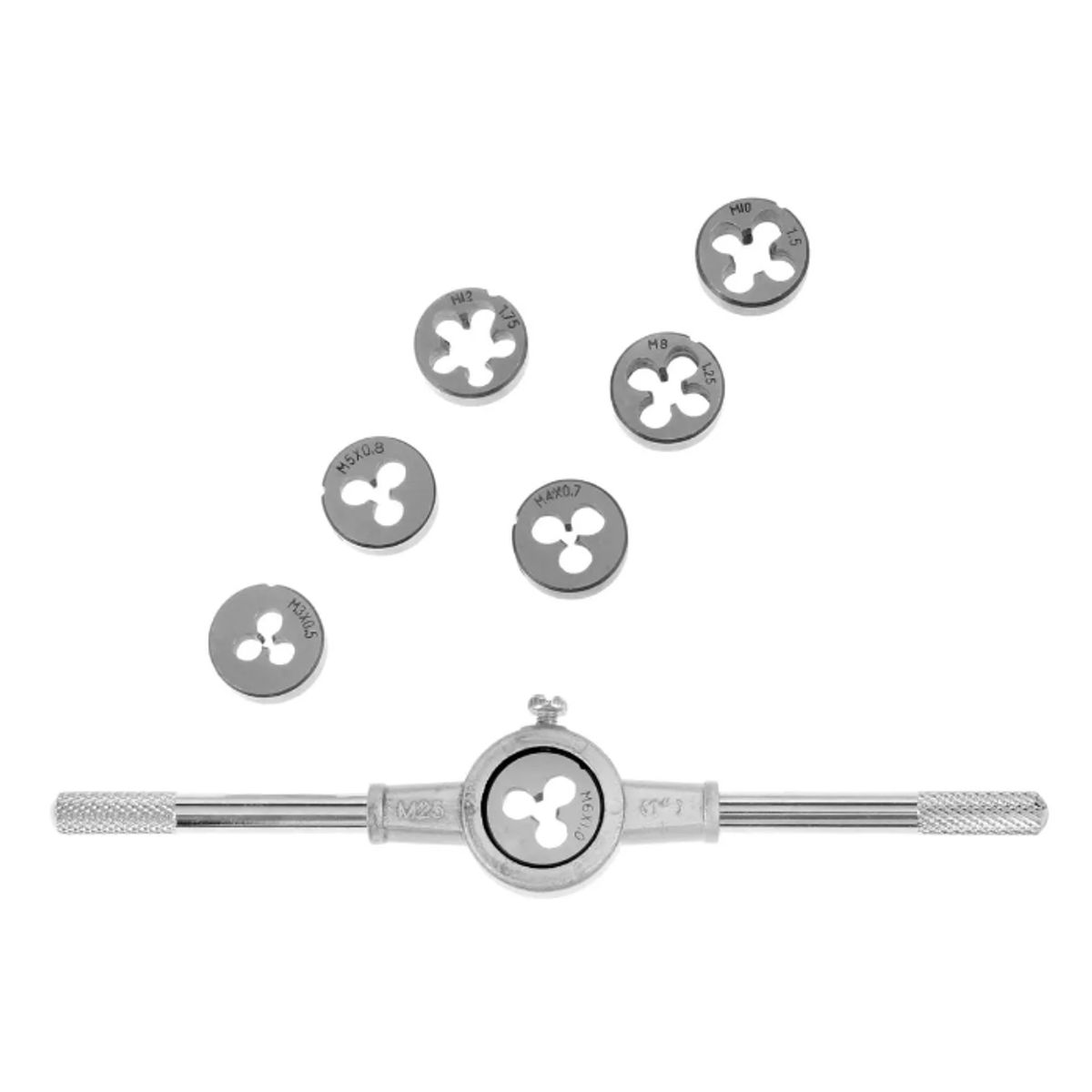 GENERICO - Set De Terrajas Llave De Rosca Hembra Set 8 Piezas