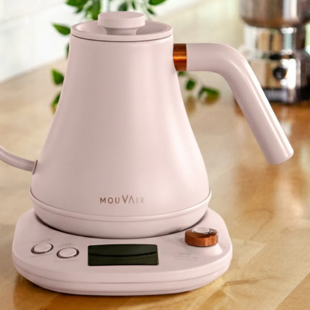 MOUVAIR - Hervidor Eléctrico con Control de Temperatura Mouvair Swan Rosado