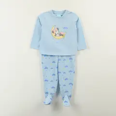 DISNEY - Conjunto Pijama Bebe Minnie Little Ones Celeste