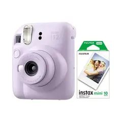 FUJIFILM - Cámara Instax Mini 12 Lila + 10 Film