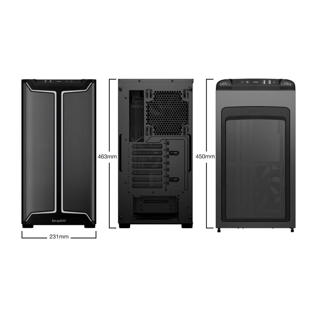 BE QUIET - Gabinete be quiet! PURE BASE 501 DX Black