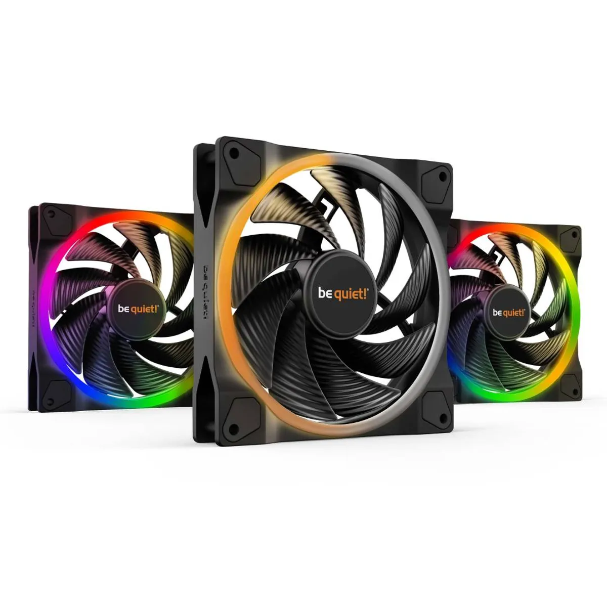 BE QUIET - Pack X3 Fans be quiet! LIGHT WINGS 140mm PWM high-speed