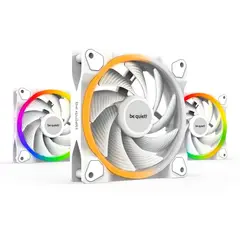 BE QUIET - Pack X3 Fans be quiet! LIGHT WINGS 120mm White PWM highspeed