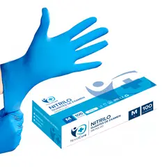 ULTRAESTETICA - Guantes de Nitrilo tallas colores NovaCure - AZUL L