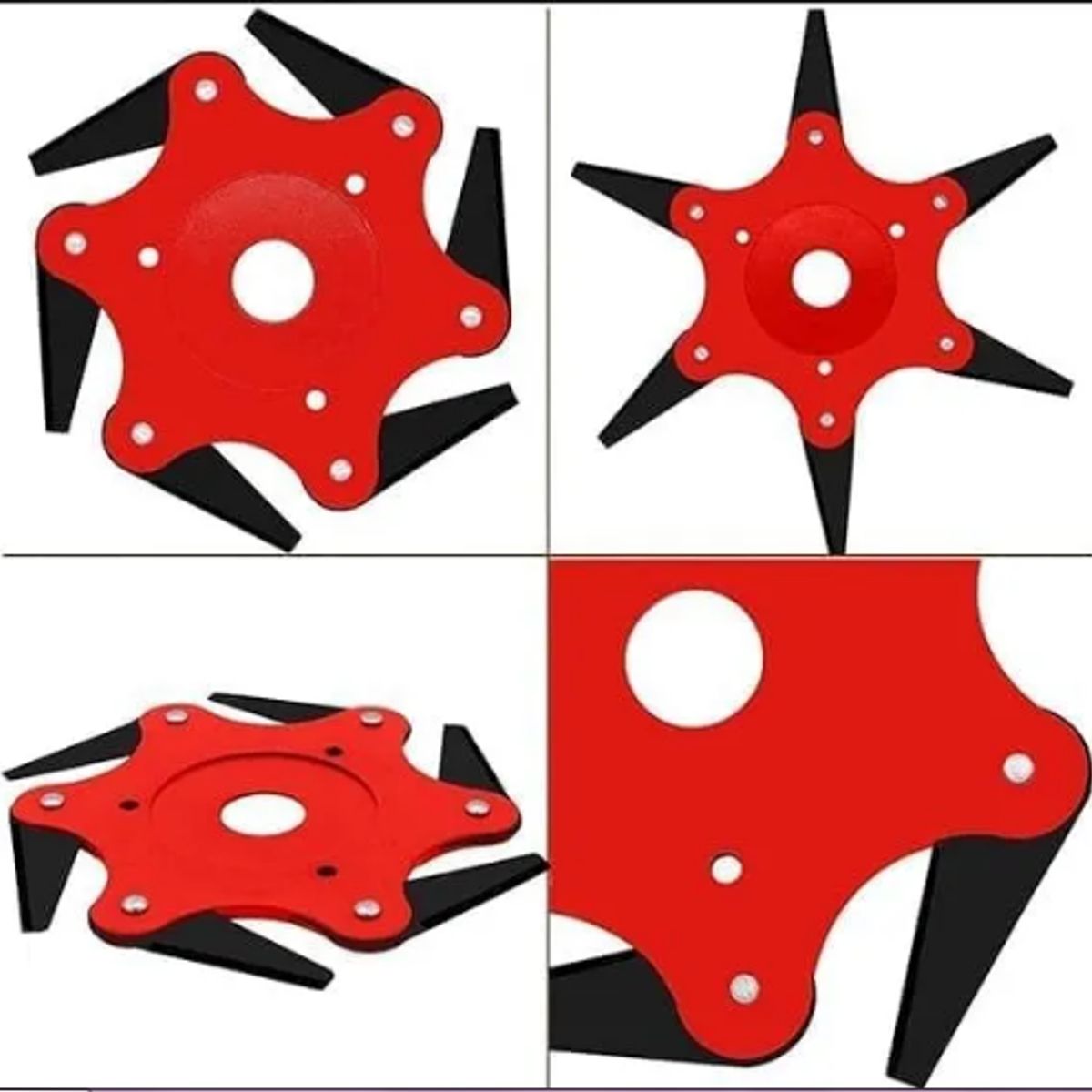 GENERICO - Cuchillas De Desbrozadora Cabezal De 6 Cuchilas