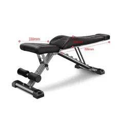 GENERICO - Banco De Ejercicios Profesional Ajustable Plegable 300 Kg Premium