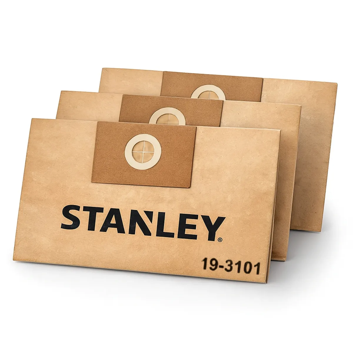 STANLEY - Pack de 3 Bolsas de Repuesto para Aspiradoras Stanley 34L-45L  3101N