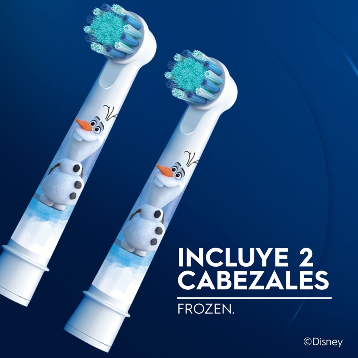 ORAL B - Cabezal Redondo de Repuesto Oral-B Disney Frozen 2 Unidades