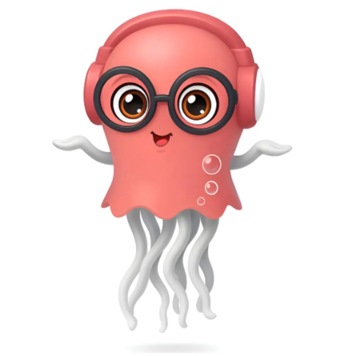 GENERICO - Pulpo Bailarín Medusa Con Música Y Luces Movimiento Rosa
