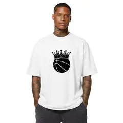 TRIPLE PLAY - Polera Oversize Streetwear 100% Algodón basket King