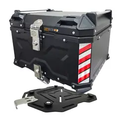 GENERICO - Top case 45 litros Aluminio Negro SRX