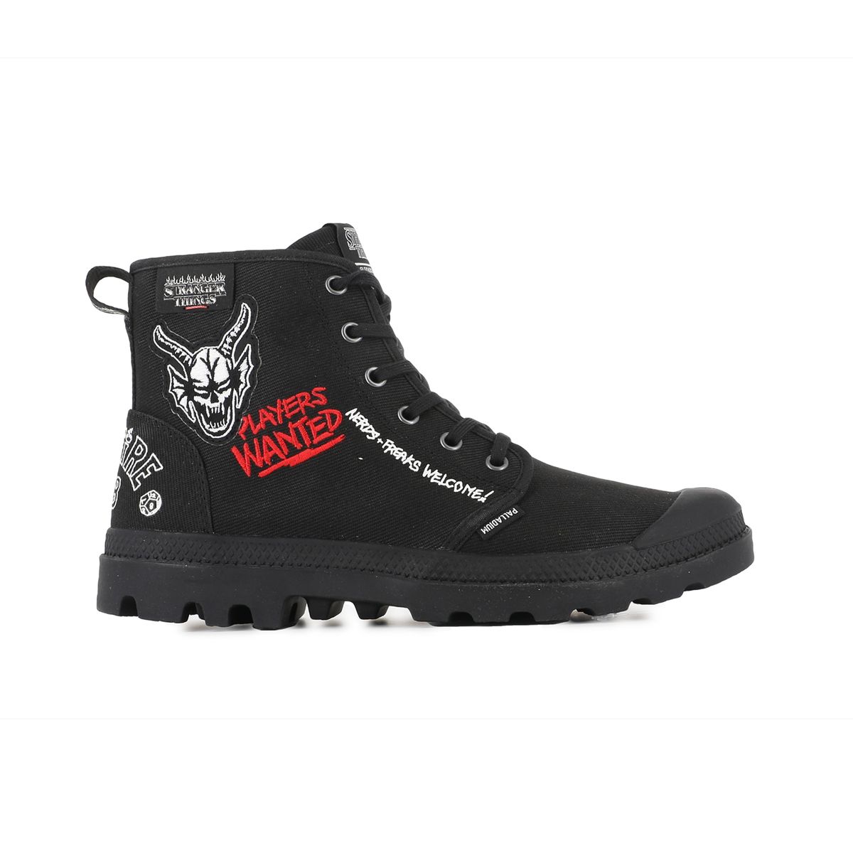 PALLADIUM - Zapatilla Urbana Palladium Stranger Things Hellfire Negro