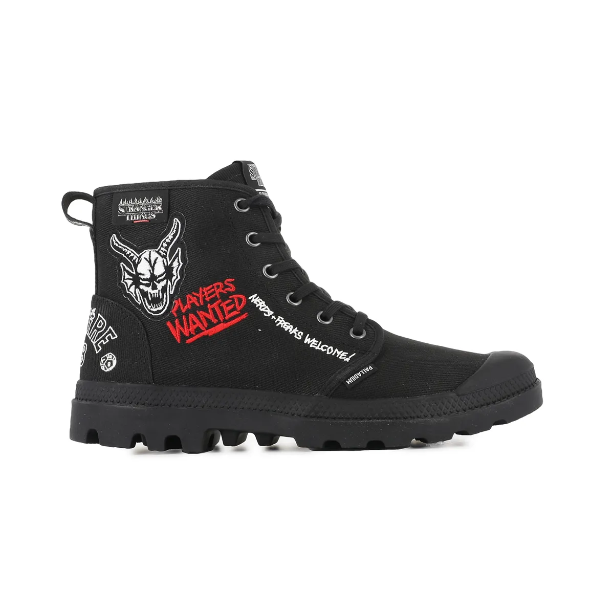 PALLADIUM - Zapatilla Urbana Palladium Stranger Things Hellfire Negro