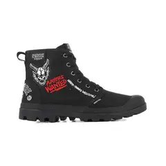 PALLADIUM - Zapatilla Urbana Stranger Things Hellfire Negro