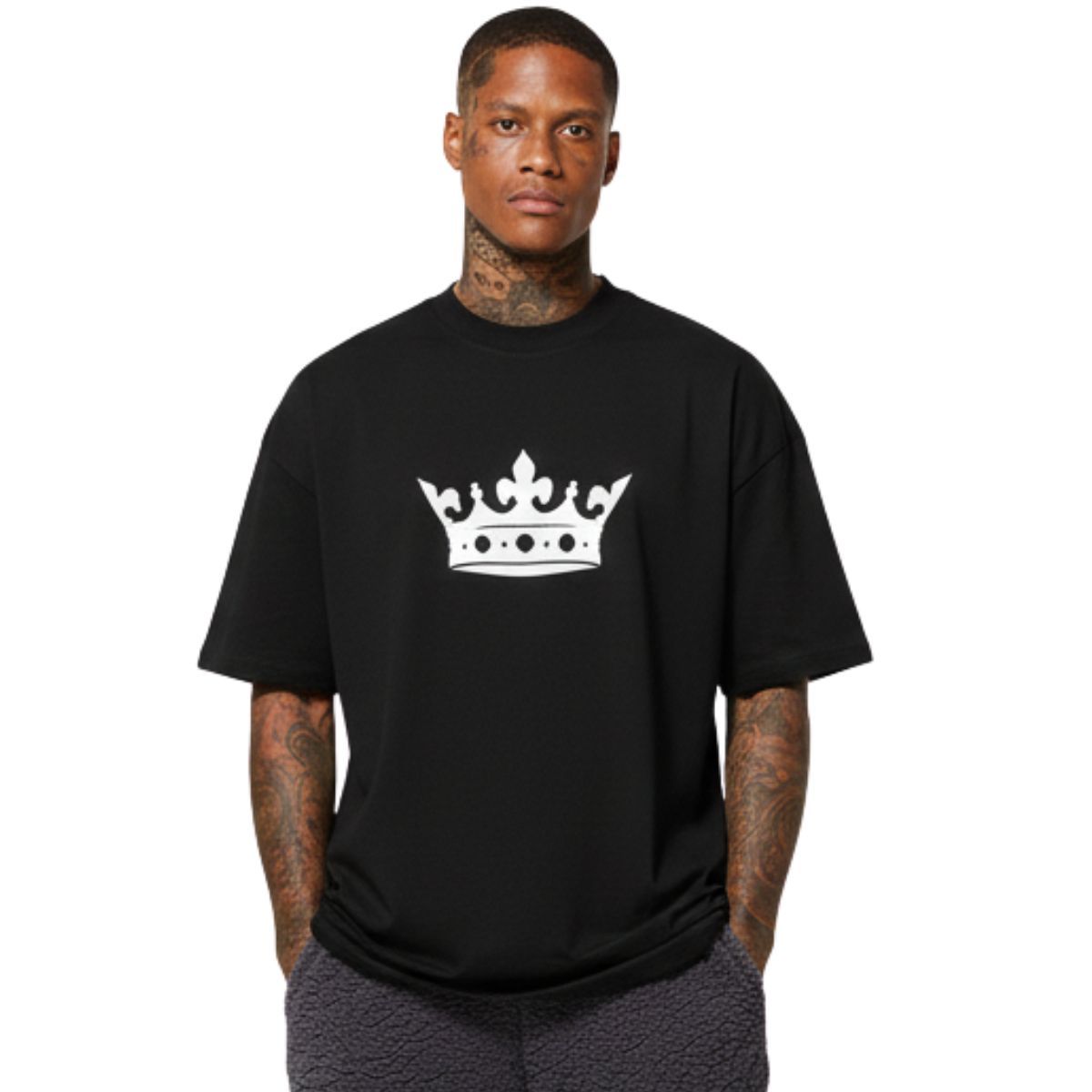 TRIPLE PLAY - Polera Oversize Streetwear 100% Algodón King