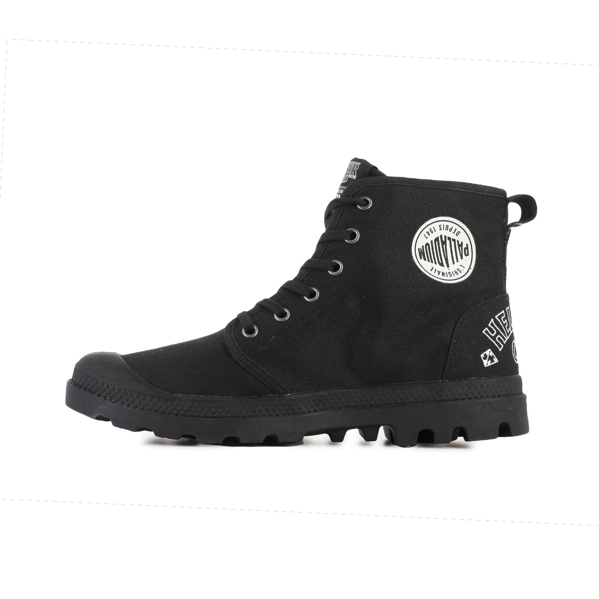 PALLADIUM - Zapatilla Urbana Palladium Stranger Things Hellfire Negro