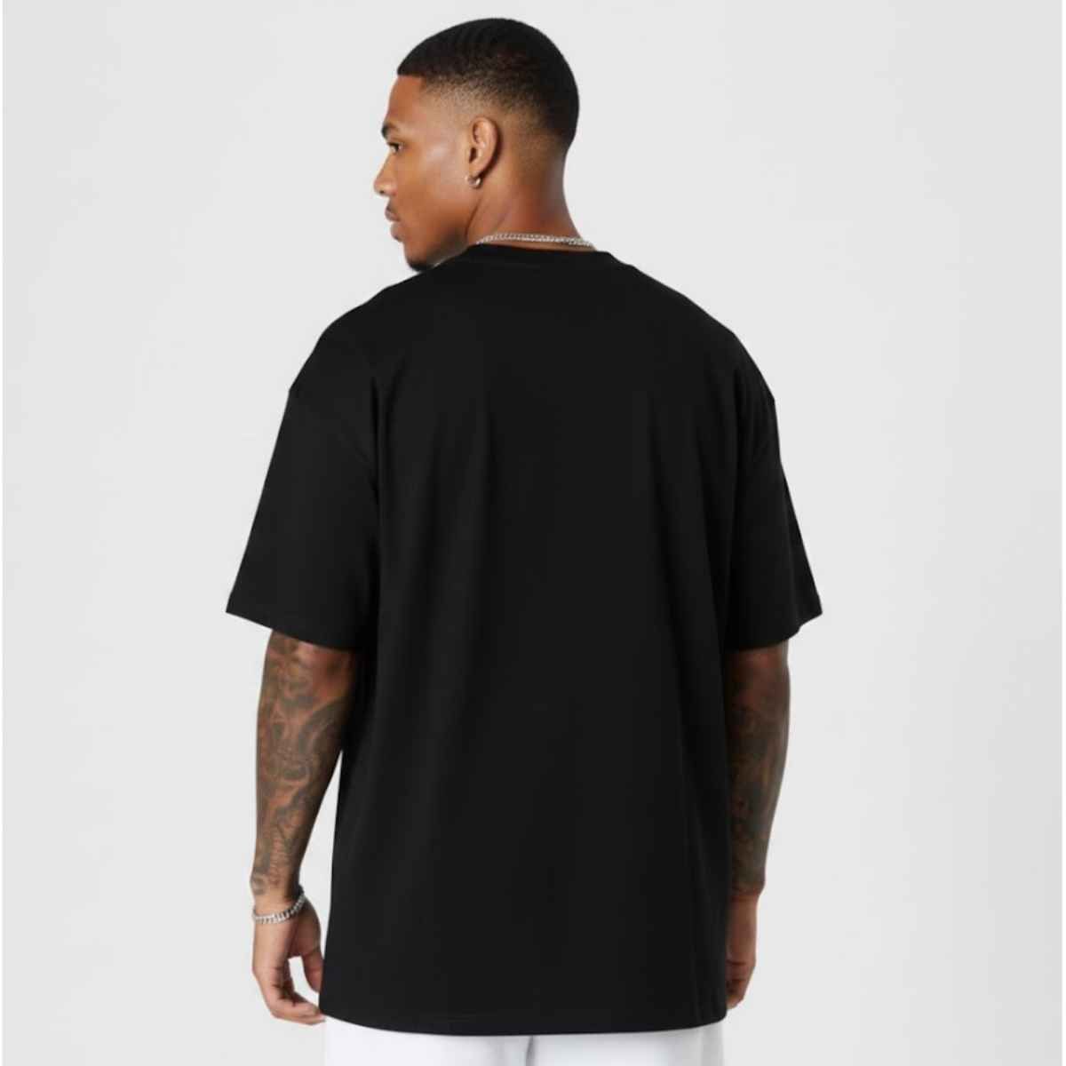 TRIPLE PLAY - Polera Oversize Streetwear 100% Algodón basket
