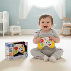 TEDMIMAK - Control Mando Interactivo Música Y luces Juguete Colores Surtidos Bebé Niño Niña