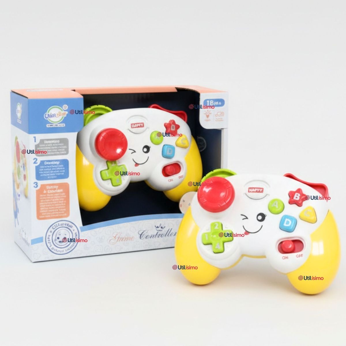 TEDMIMAK - Control Mando Interactivo Música Y luces Juguete Colores Surtidos Bebé Niño Niña