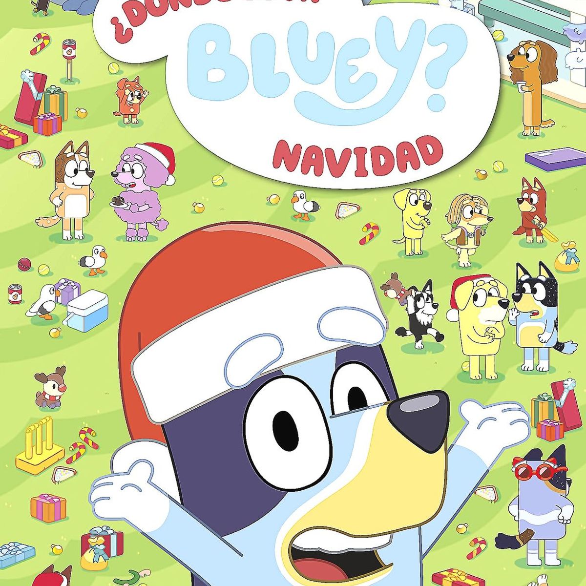 ALTEA - Libro ¿Dónde está Bluey? - Navidad -  Bluey