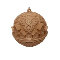 GENERICO - Adorno navidad - Esfera Pueblo Nórdico