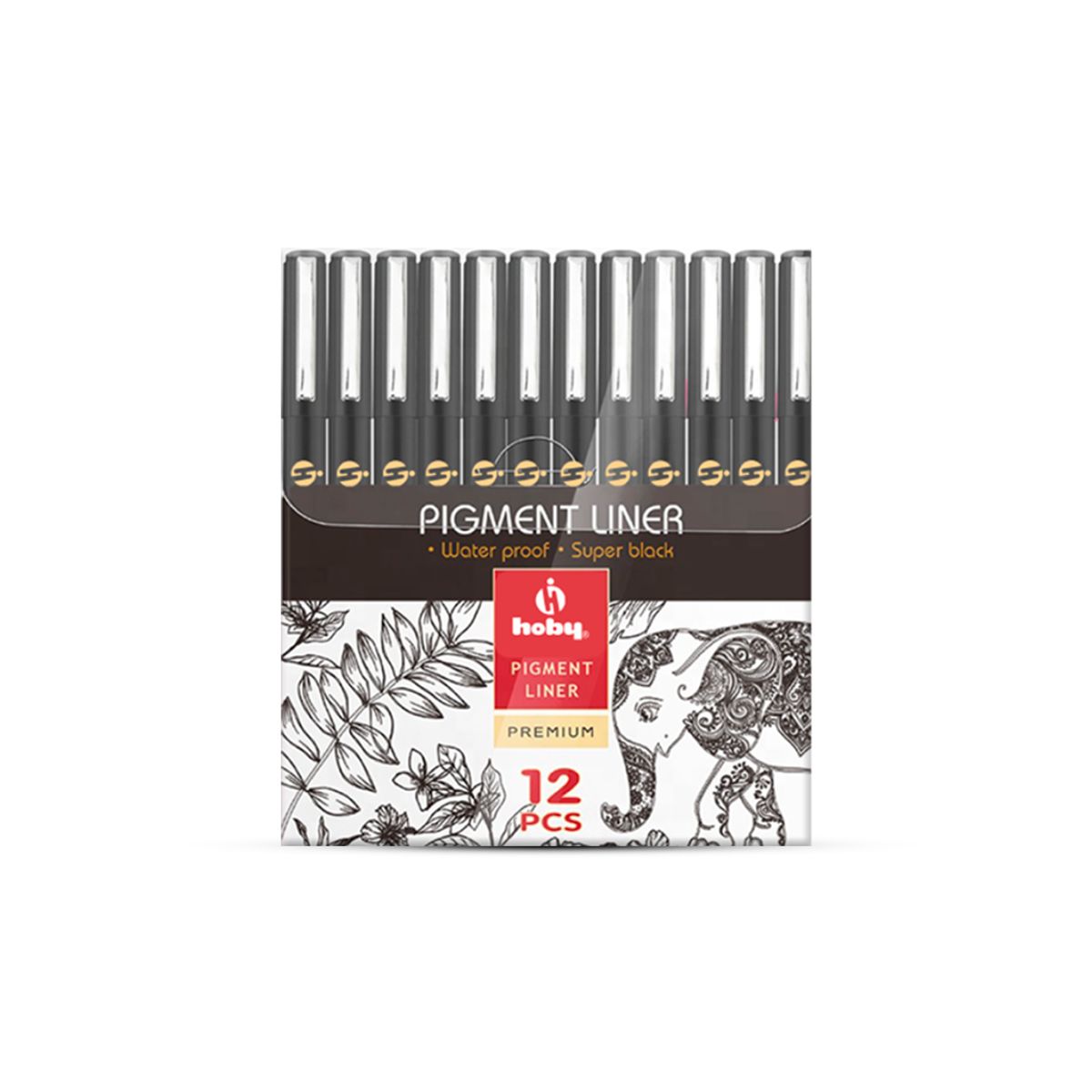 GENERICO - Lapices Tiralineas Set 12 Unidades Lettering Marcador Hoby