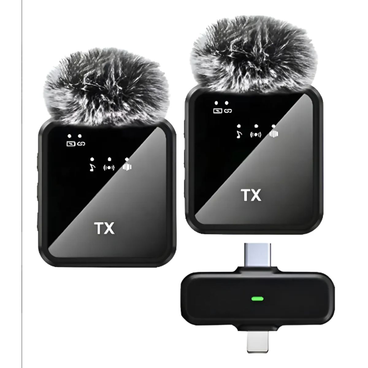 GENERICO - Pack de Microfono Inalambrico Dual