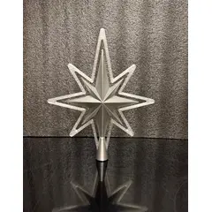 GENERICO - Adorno navidad - Estrella para punta árbol