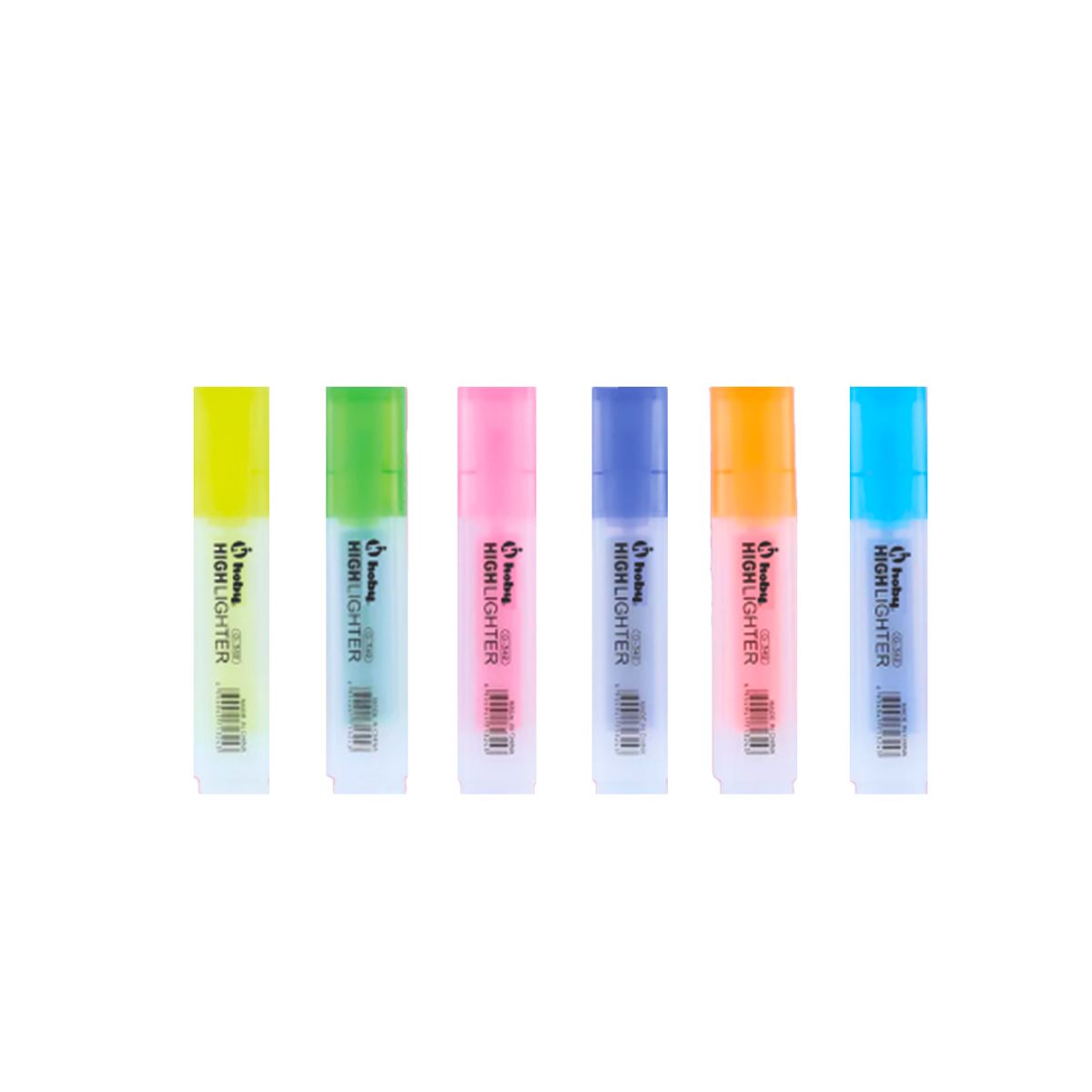 GENERICO - Set de 6 Destacadores Resaltadores Highlighter Hoby