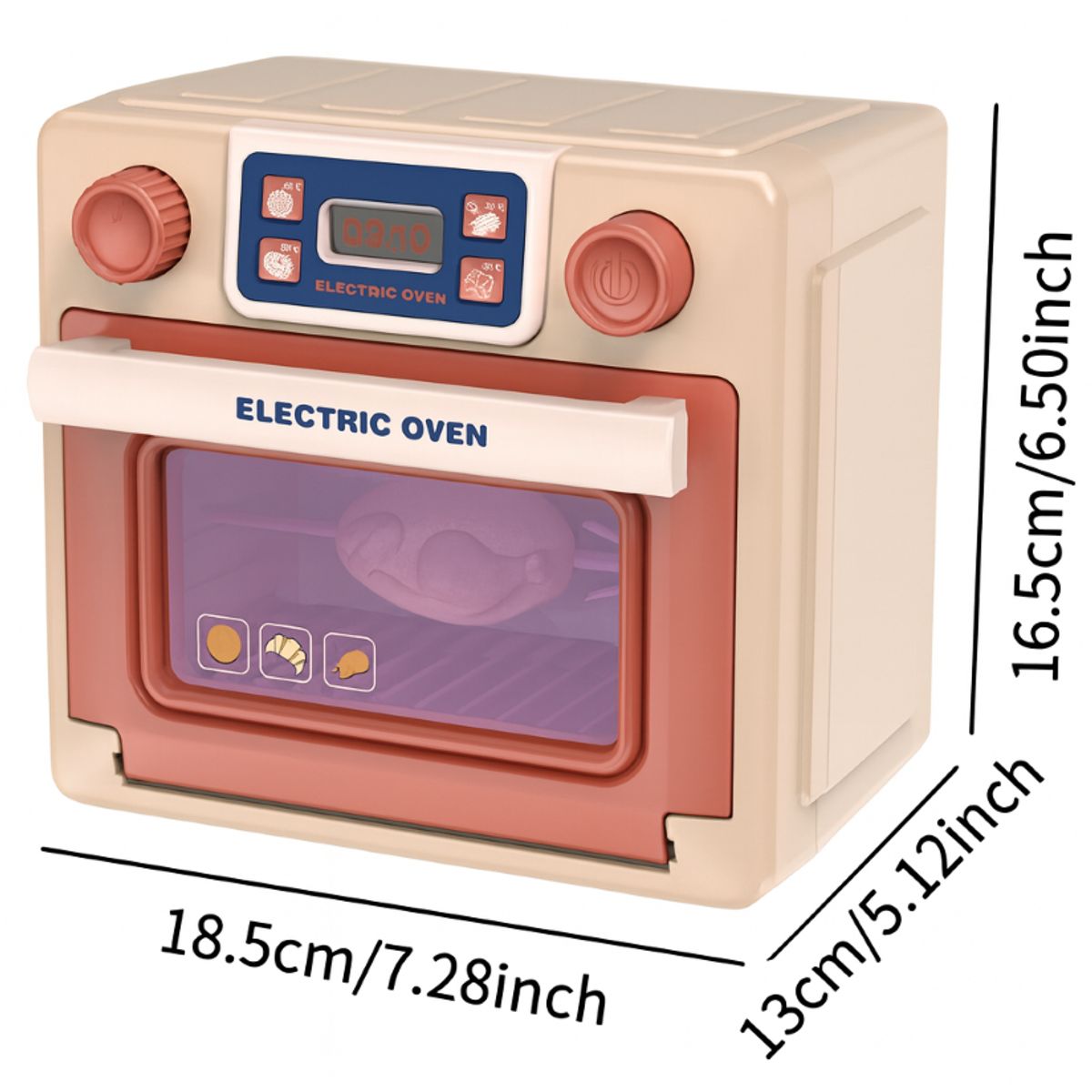 GENERICO - Juego De Cocina Horno Electrico a Pilas Sonidos Luces Sensorial