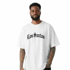 TRIPLE PLAY - Polera Oversize Streetwear 100% Algodón Los Santos