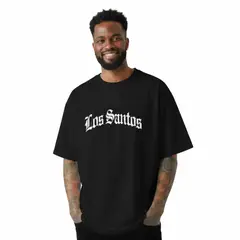 TRIPLE PLAY - Polera Oversize Streetwear 100% Algodón Los Santos