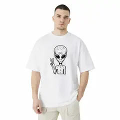 TRIPLE PLAY - Polera Oversize Streetwear 100% Algodón Marciano