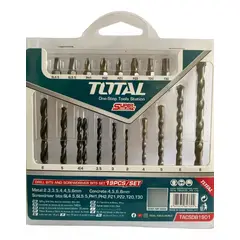 TOTAL - Juego Brocas Y Puntas 19pcs TACSDB1901