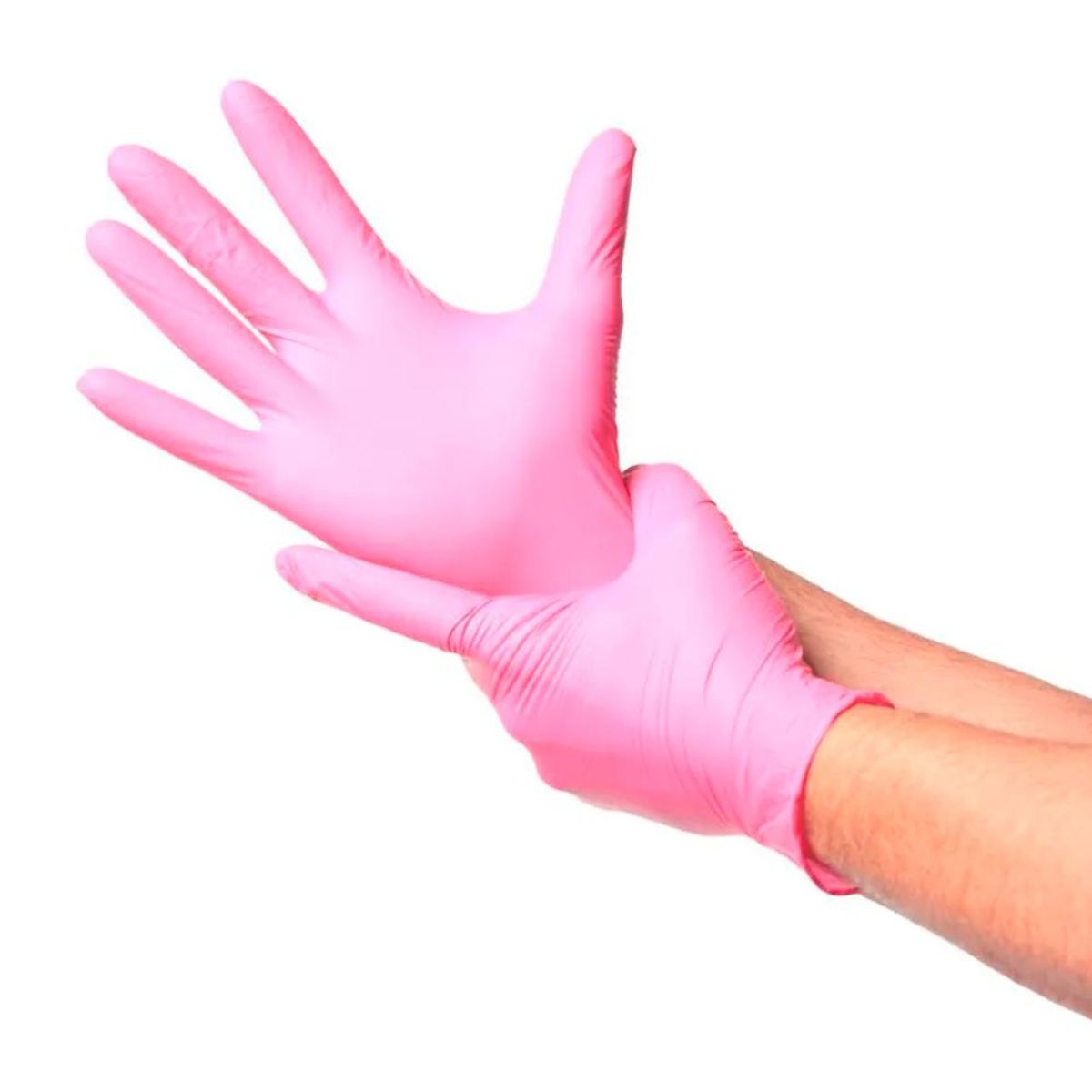 ULTRAESTETICA - Guantes de Nitrilo tallas colores NovaCure - ROSADO L